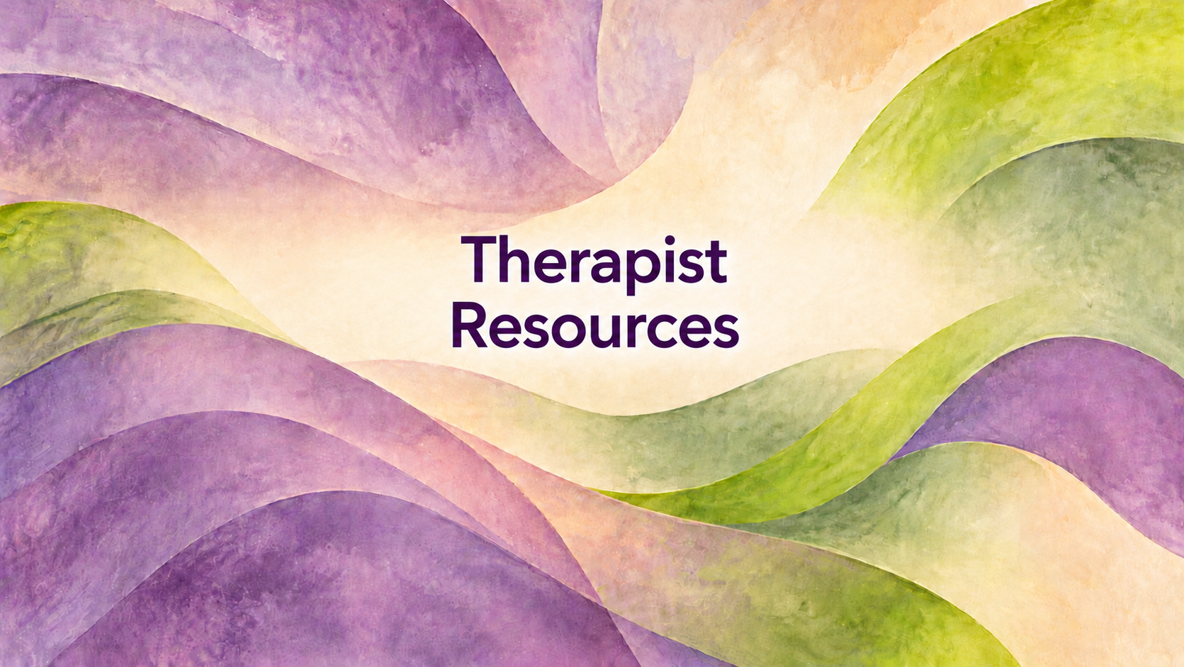 therapist-resources